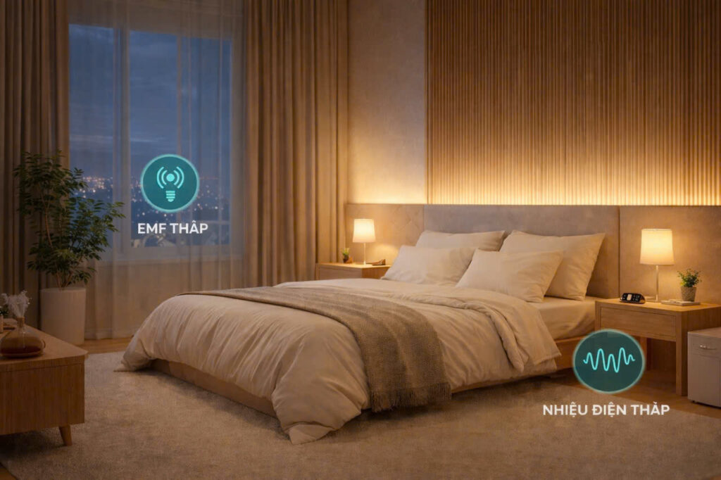 Điện sạch phòng ngủ